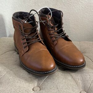 Men's Brown Leather Boots